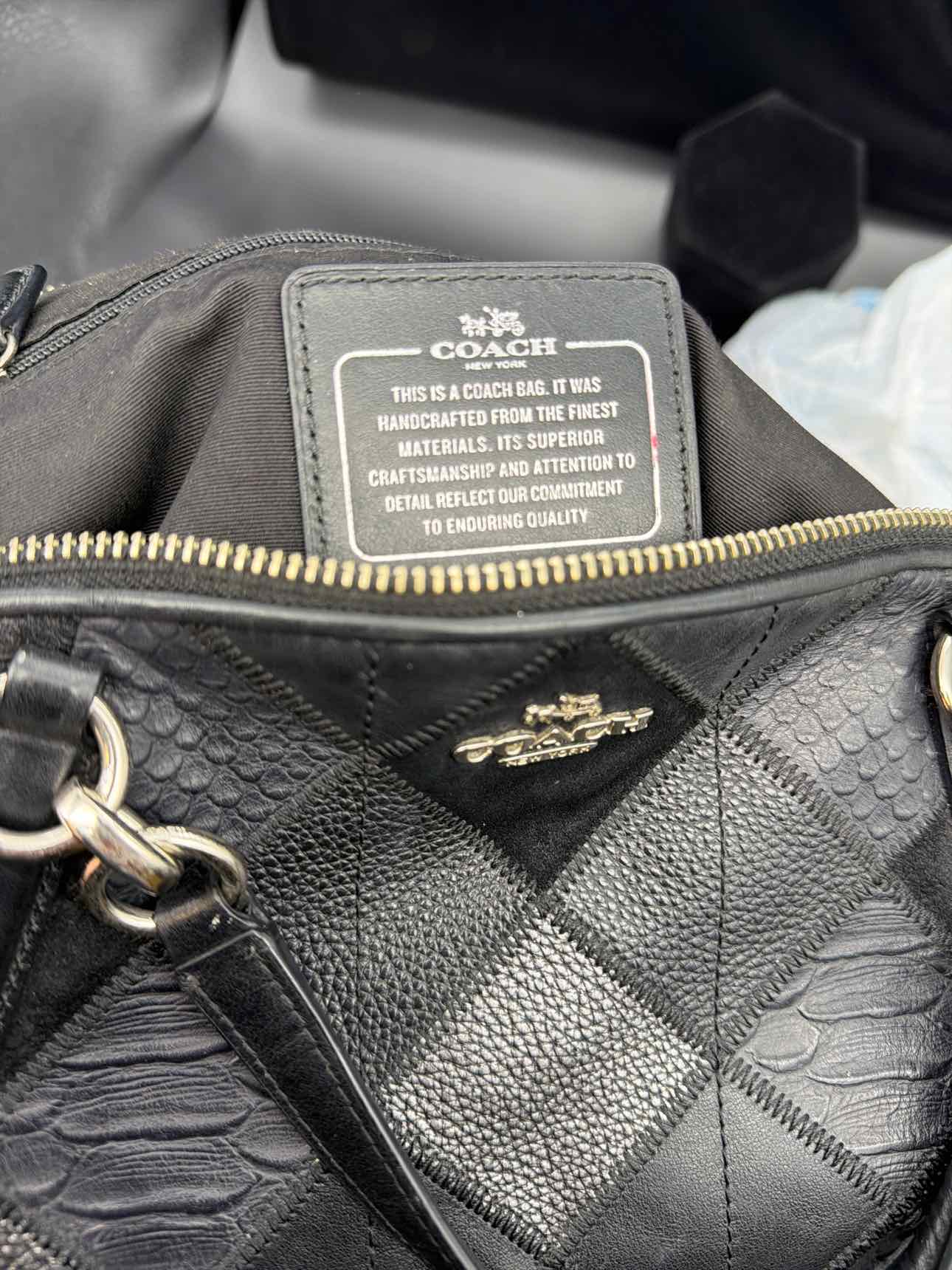 Coach Black Handbag