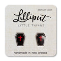 Spooky Coffin Earrings // Witchy Halloween