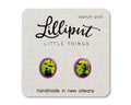 Graveyard Cameo Earrings // Halloween Earrings
