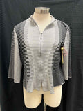 MING WANG Size S Striped Jacket