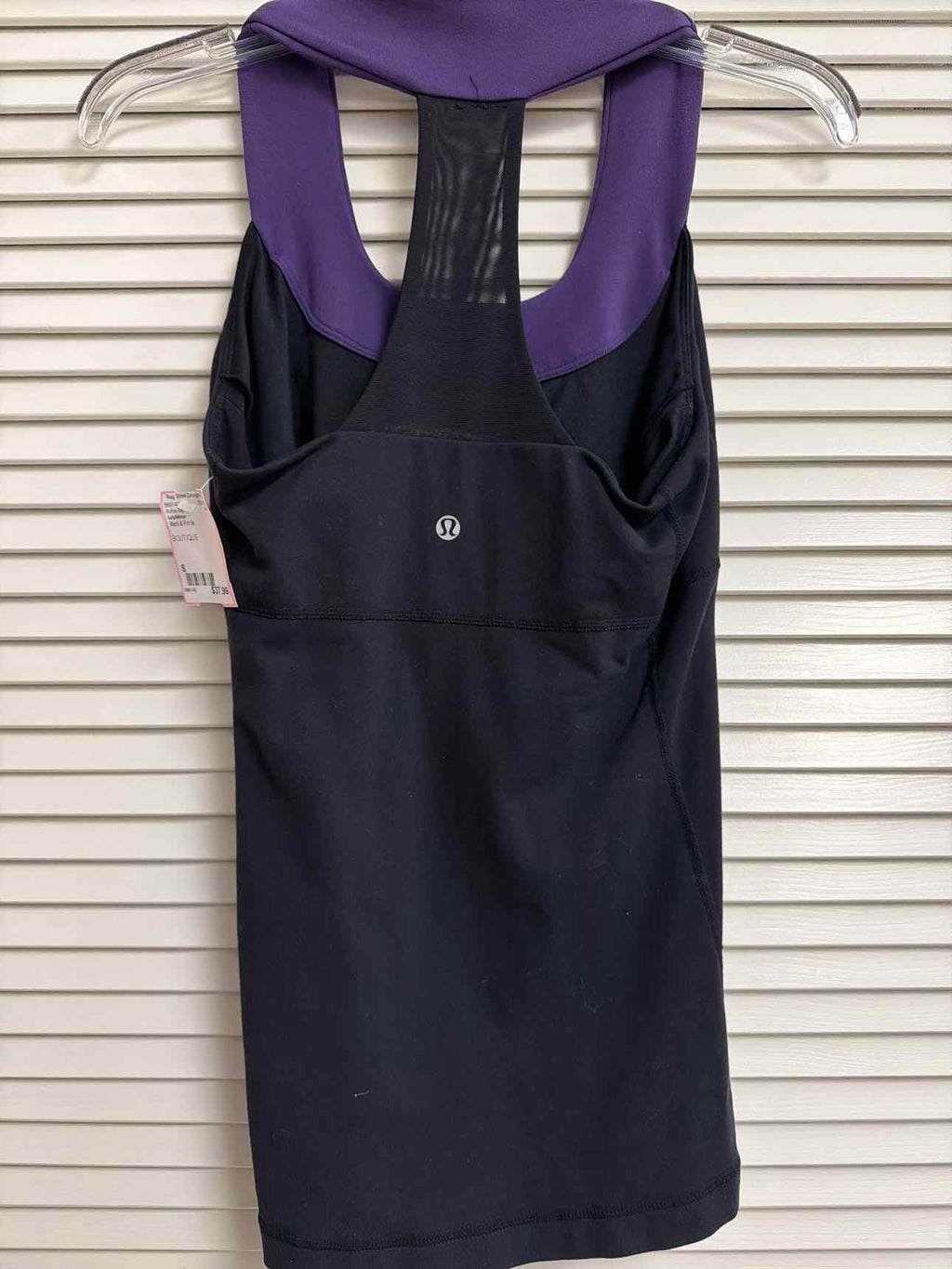 lululemon Size S Black & Purple Active Top