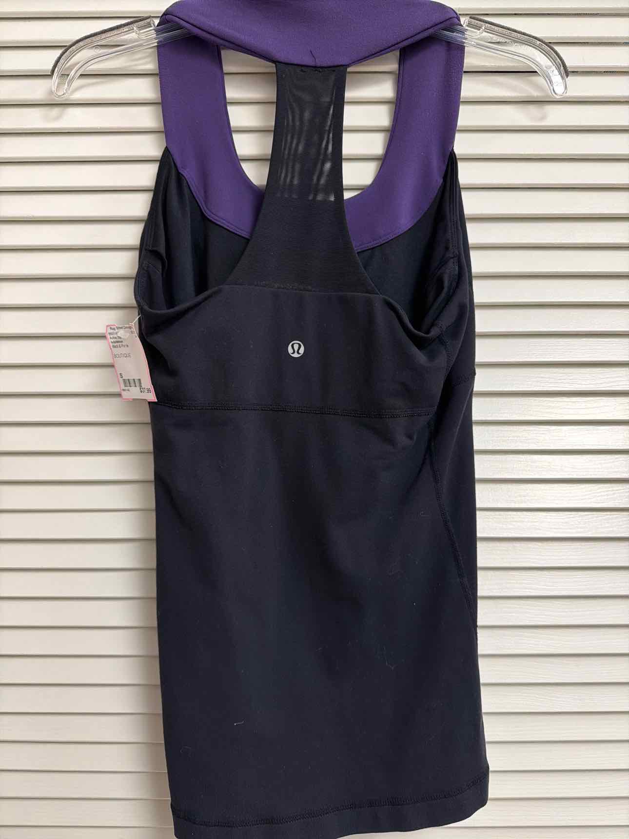 lululemon Size S Black & Purple Active Top