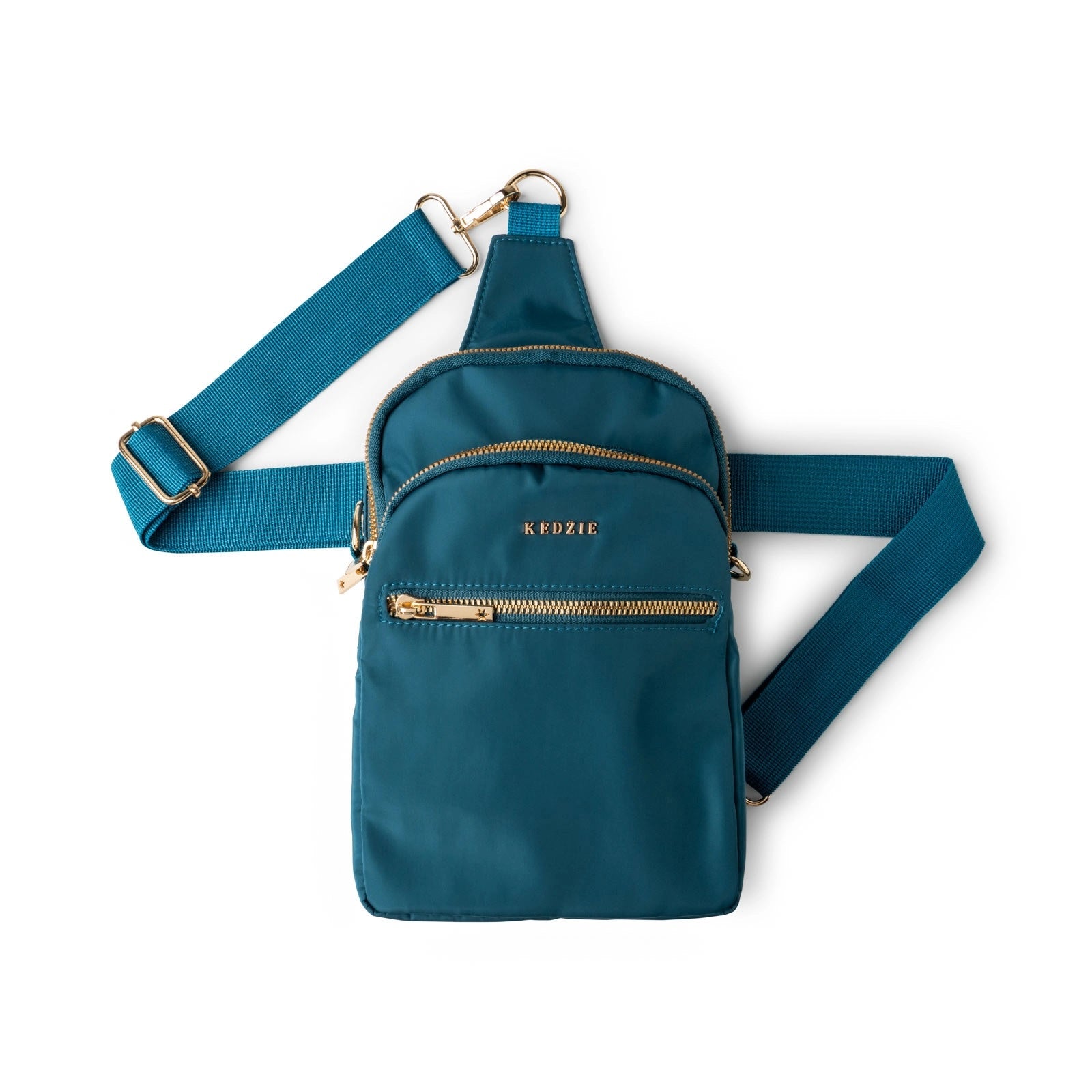 KEDZIE Teal Handbag
