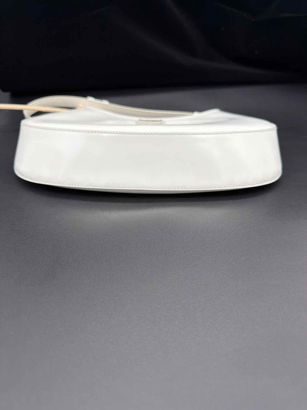 Prada Off White Patent Handbag