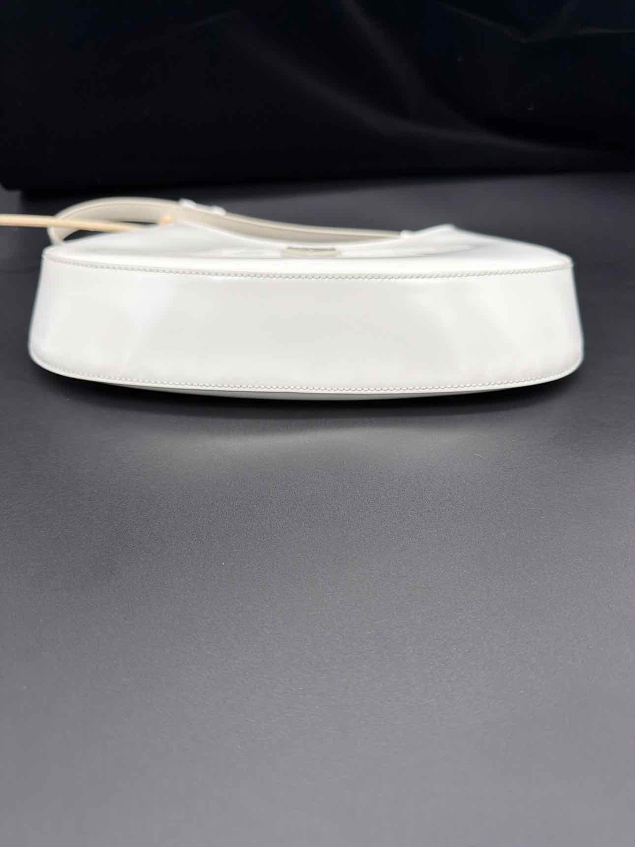 Prada Off White Patent Handbag