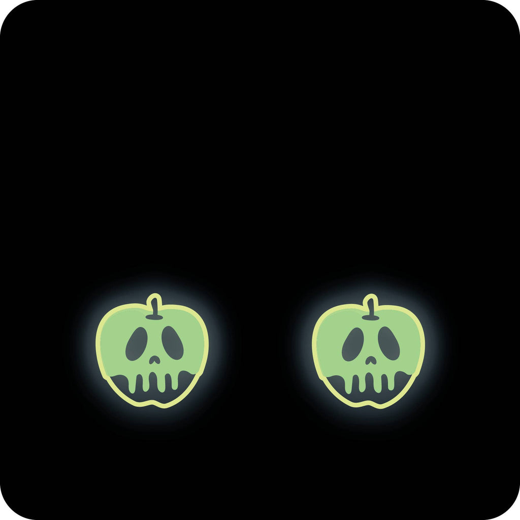 Poison Apple Earrings GLOW IN THE DARK